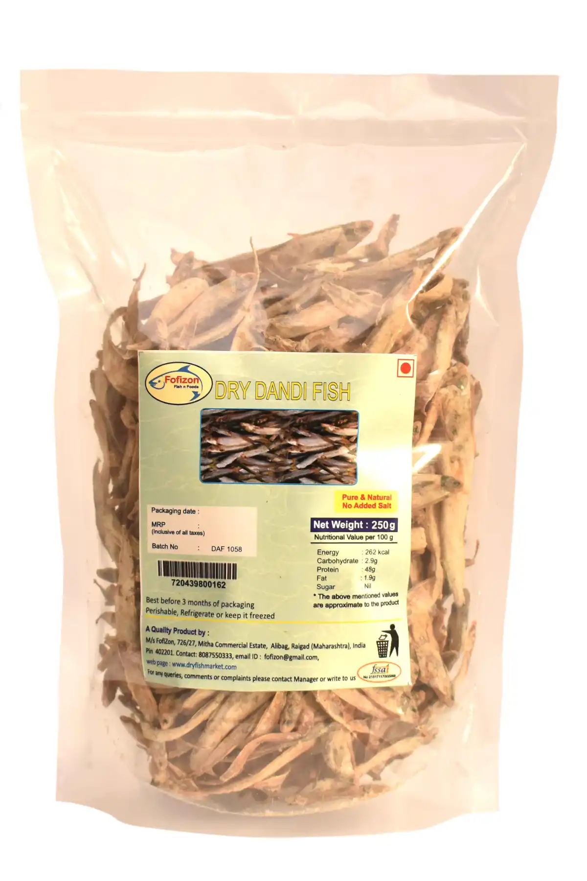 Fofizon’s | Dry Dandi Fish | दांडी फिश