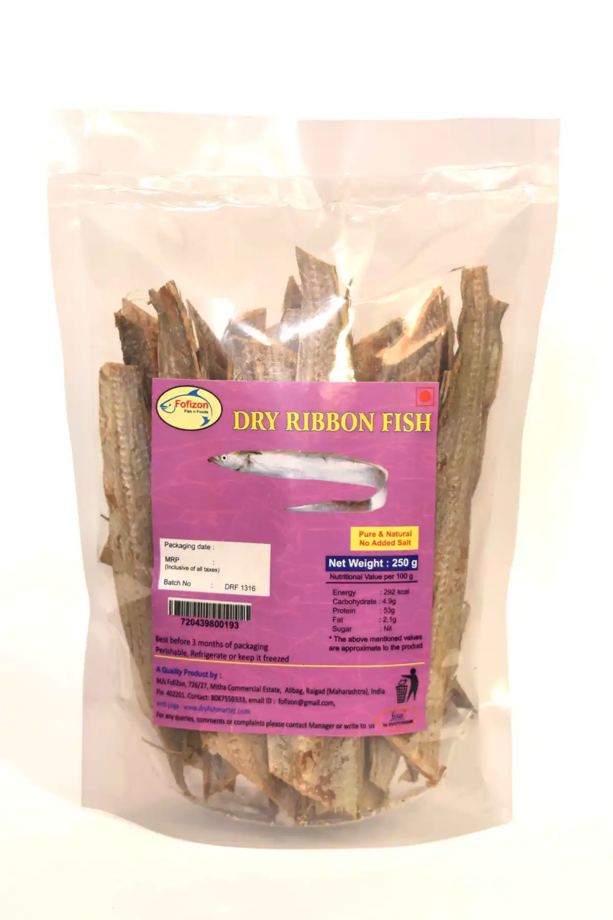 Fofizon’s | DRY RIBBON FISH | वाकटी